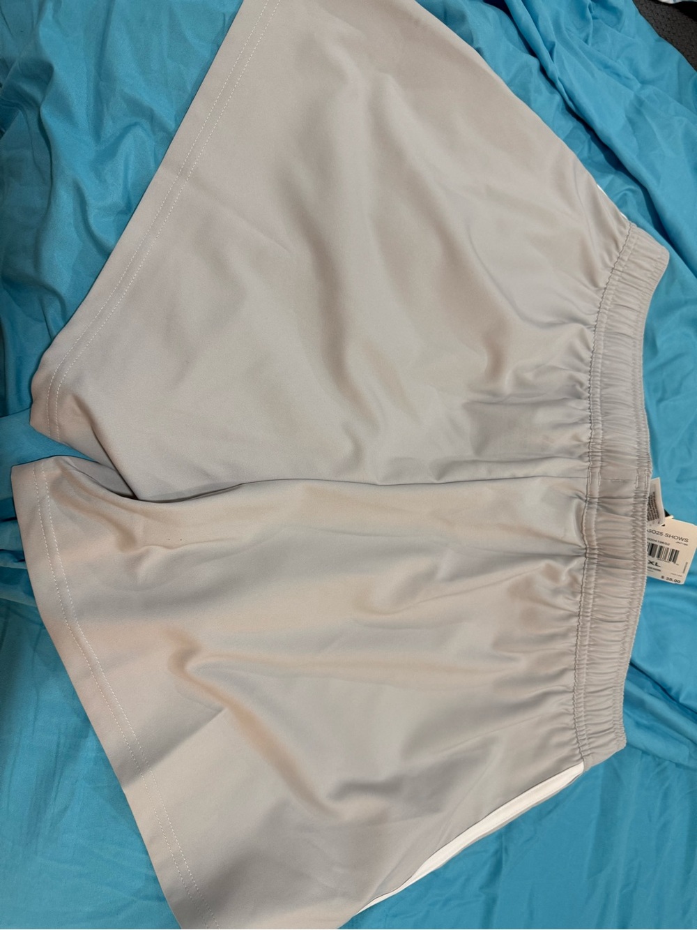 adidas Light Gray Women's Athletic Shorts